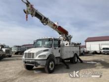 Terex Commander C4047, Digger Derrick rear mounted on 2017 Freightliner M2 106 4x4 Utility Truck Run