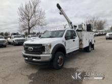 2018 Ford F550 4x4 Extended-Cab Mechanics Service Truck Runs, Moves, & Operates