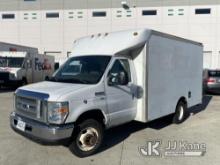 2010 Ford E350 Cutaway Enclosed Service Van Runs, Moves.