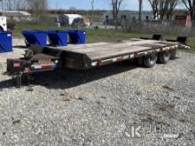 2013 Interstate T/A Tagalong Flatbed Trailer Seller States: NEEDS NEW AXLE & BRAKES, MISSING WHEEL, 