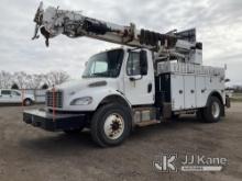 Altec DC47-TR, Digger Derrick rear mounted on 2018 Freightliner M2 106 Utility Truck Starts, Runs, M