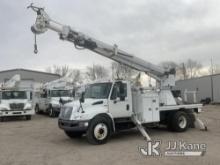 Altec DM47-TR, Digger Derrick rear mounted on 2009 International 4300 Utility Truck Runs, Moves, & O