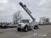 Altec D4065A-TR, Digger Derrick rear mounted on 2012 Freightliner M2-106 6X6 T/A Flatbed/Utility Tru