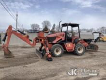 2015 Ditch Witch RT100 Rubber Tired Trencher Runs, Moves, Operates