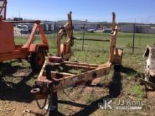 Homemade Hydraulic Reel Trailer No Title) (Pintle Ring, Electric Brakes, 6-Way Round Trailer Plug,