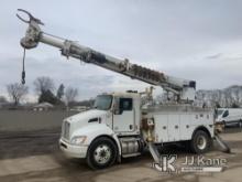 Altec DC47-TR, Digger Derrick mounted on 2016 Kenworth T300 Utility Truck Runs, Moves, Digger Operat