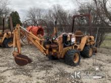 1984 Case DH4 Rubber Tired Cable Plow No Crank, Does Not Start, Does Not Run, Does Not Move, Flat Ti