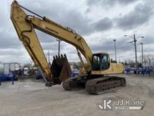 1998 Komatsu PC400LC-6LC Hydraulic Excavator Runs, Moves, Operates.  Front Glass Missing, Hydraulic 