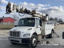 Altec DC47-TR, Digger Derrick rear mounted on 2015 Freightliner M2 106 Utility Truck Run, Moves, PTO
