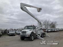 Altec A77-TE93, Material Handling Elevator Bucket Truck rear mounted on 2012 Freightliner M2-106 T/A