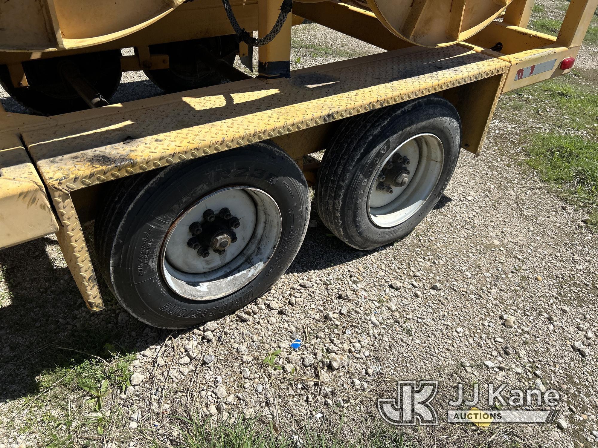 (Waxahachie, TX) 2005 TSE DP40-4H 4-Drum Puller, T/A trailer mtd Runs) (No VIN Plate