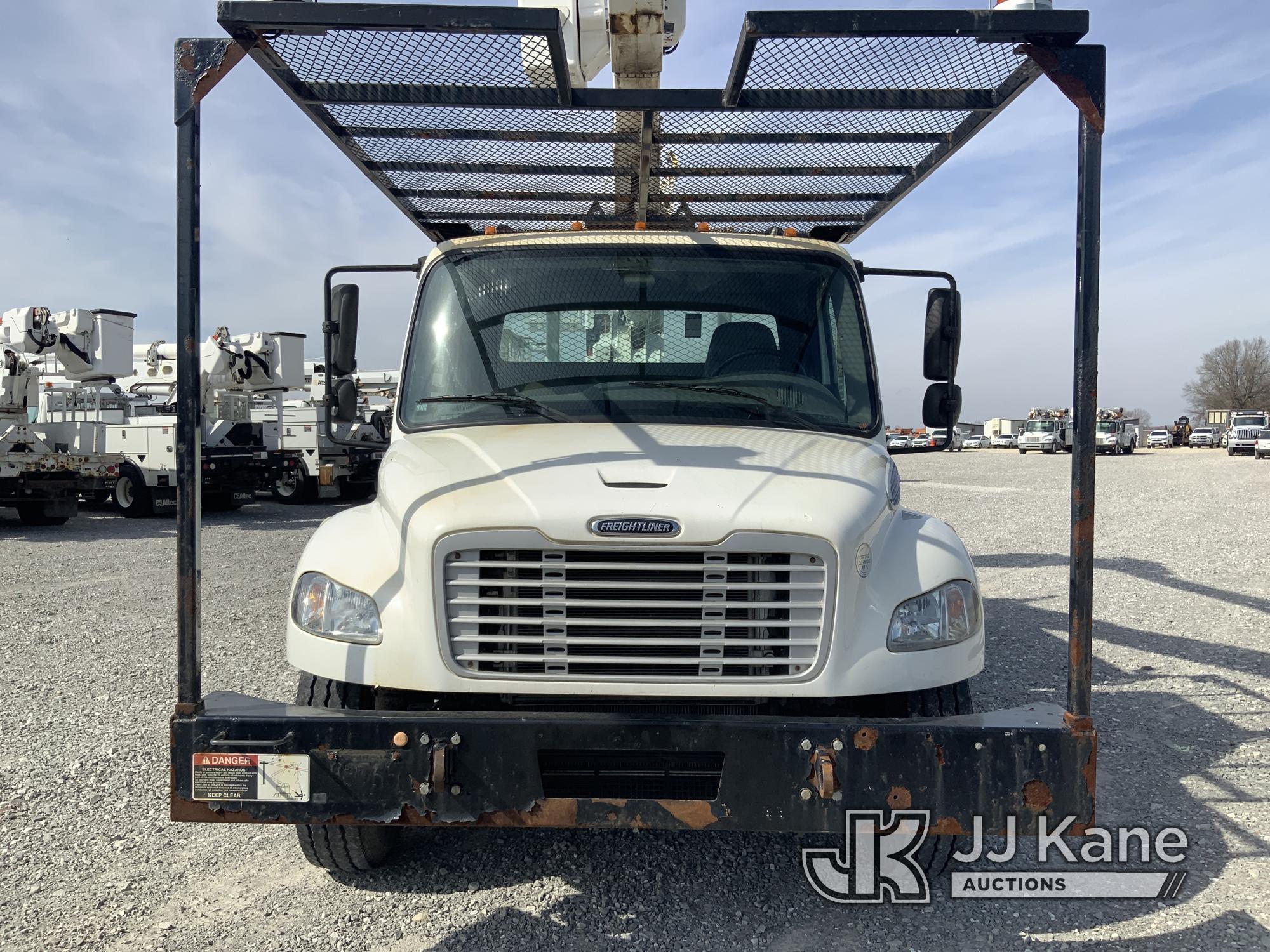 (Hawk Point, MO) Altec AN55-OC, Material Handling Bucket Truck rear mounted on 2014 Freightliner M2