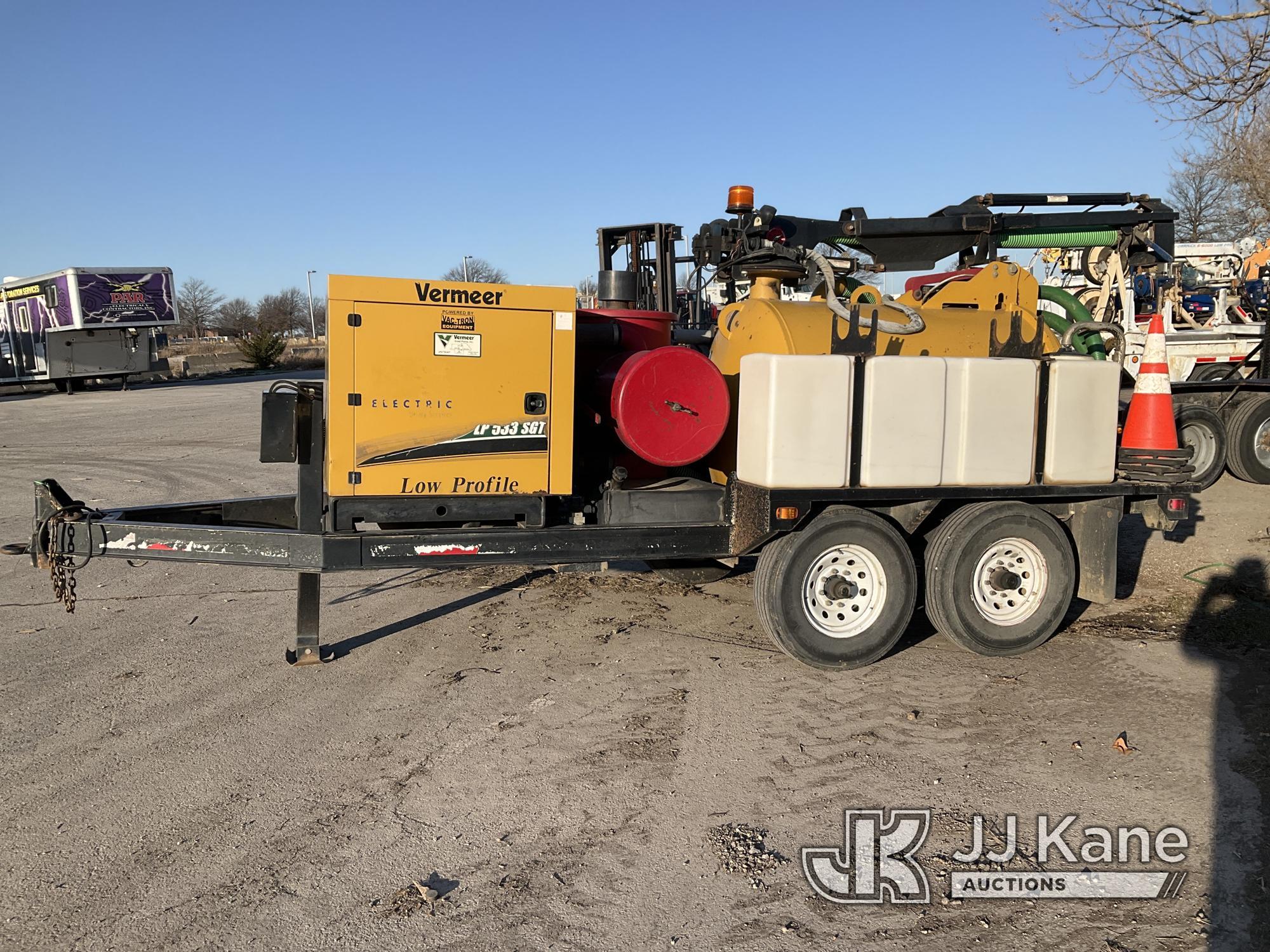 (Kansas City, MO) 2015 Vermeer Vac-Tron LP533SGT Vacuum Excavation Unit Runs & Operates