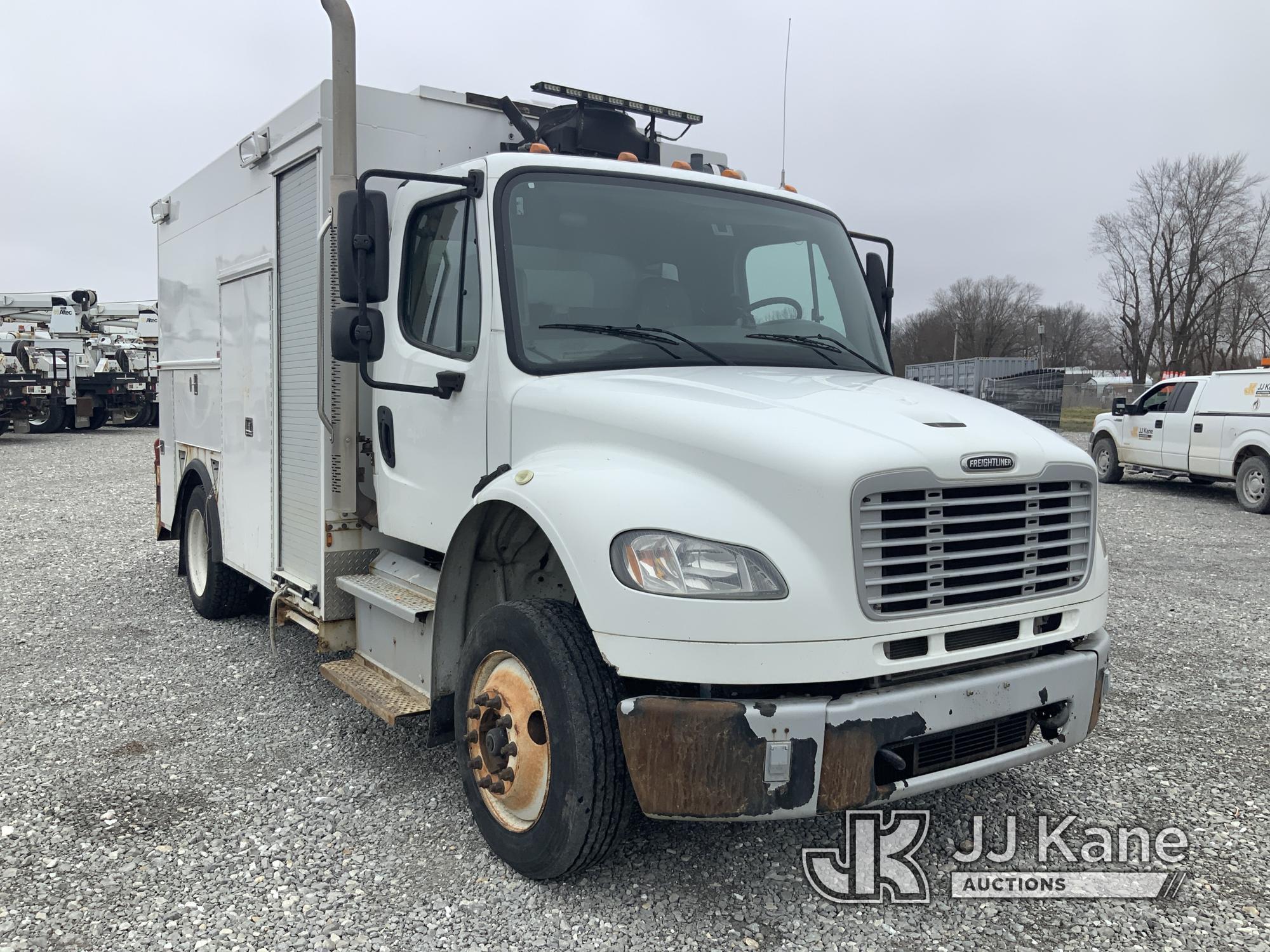 (Hawk Point, MO) 2014 Freightliner M2 Enclosed High-Top Service Truck Runs & Moves) (Check Engine Li