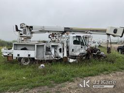 (Creedmoor, TX) Altec DM47-TR, Digger Derrick rear mounted on 2017 International 4300 Utility Truck