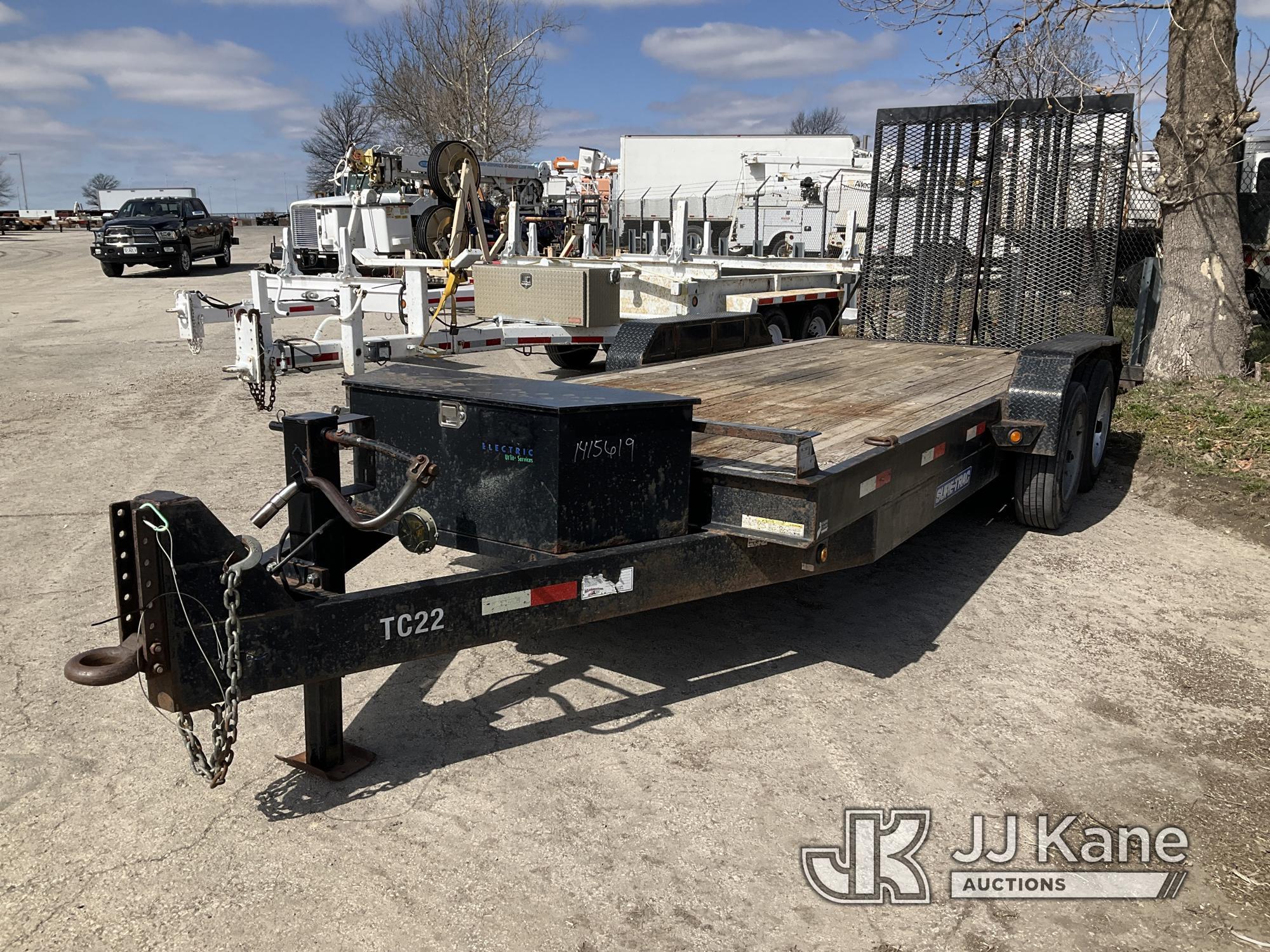 (Kansas City, MO) 2014 Sure-Trac 16ft Tagalong Utiliy Trailer