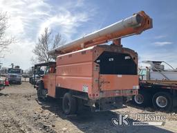 (Kansas City, MO) Altec LRV55, Over-Center Bucket Truck mounted behind cab on 2006 GMC C7500 Chipper