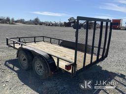 (Hawk Point, MO) 2014 Lamar Trailers 6 Ton T/A Material Trailer 76 in by 12ft deck with ramp.