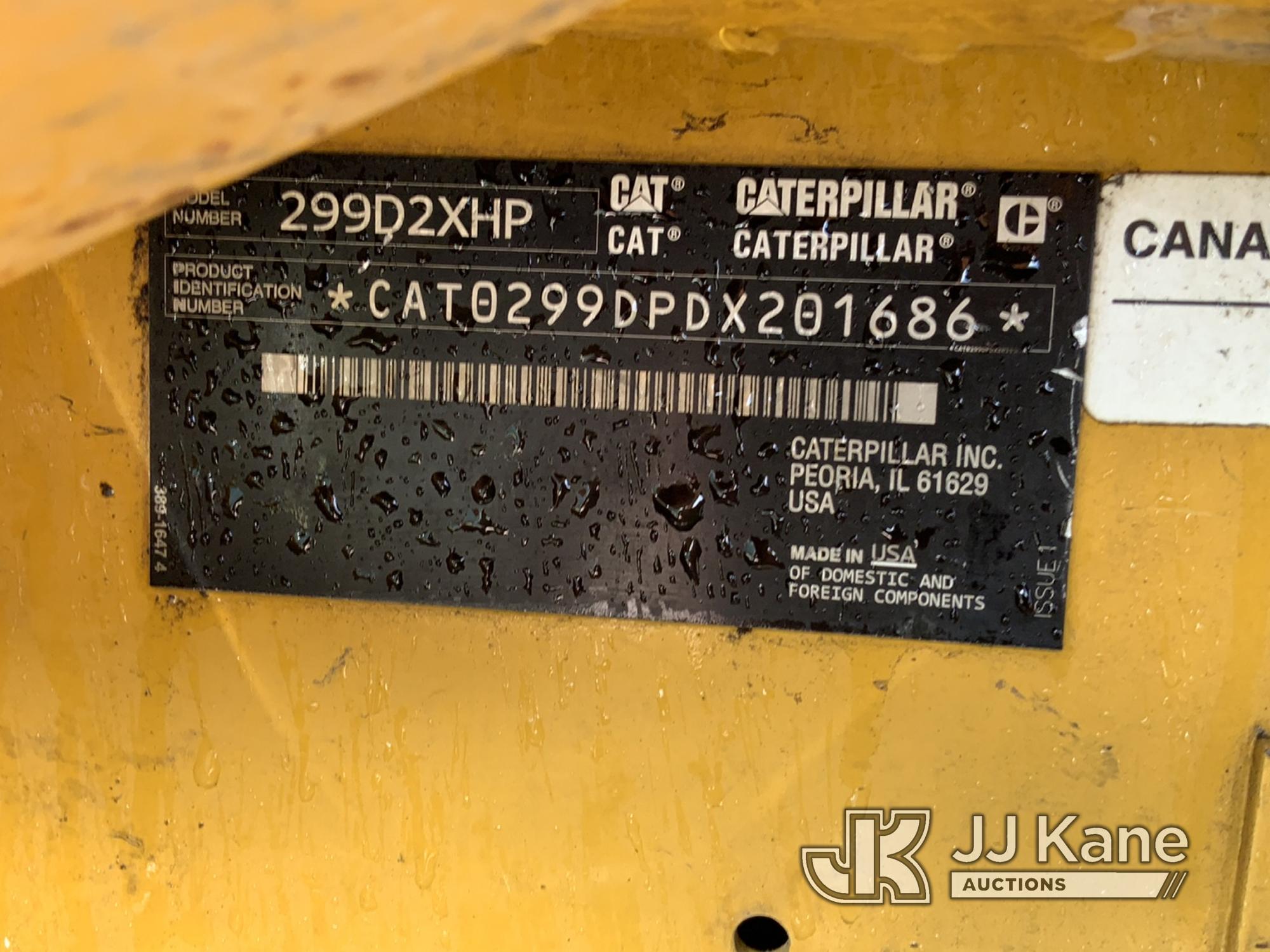 (Neenah, WI) 2017 Caterpillar 299D2XHP Skid Steer Loader Not Running, No Keys, Condition Unknown, Un