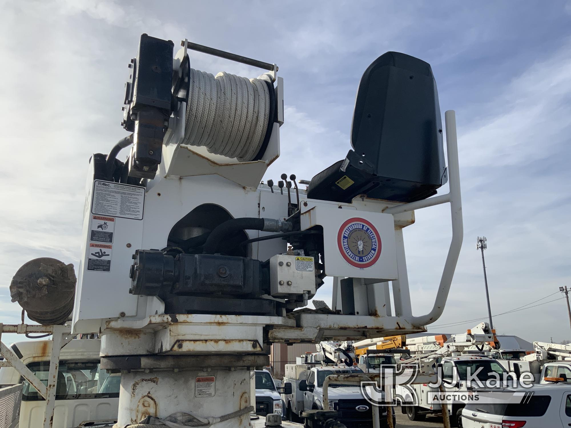 (South Beloit, IL) Altec DC47-TR, Digger Derrick mounted on 2016 Freightliner M2 106 Utility Truck R