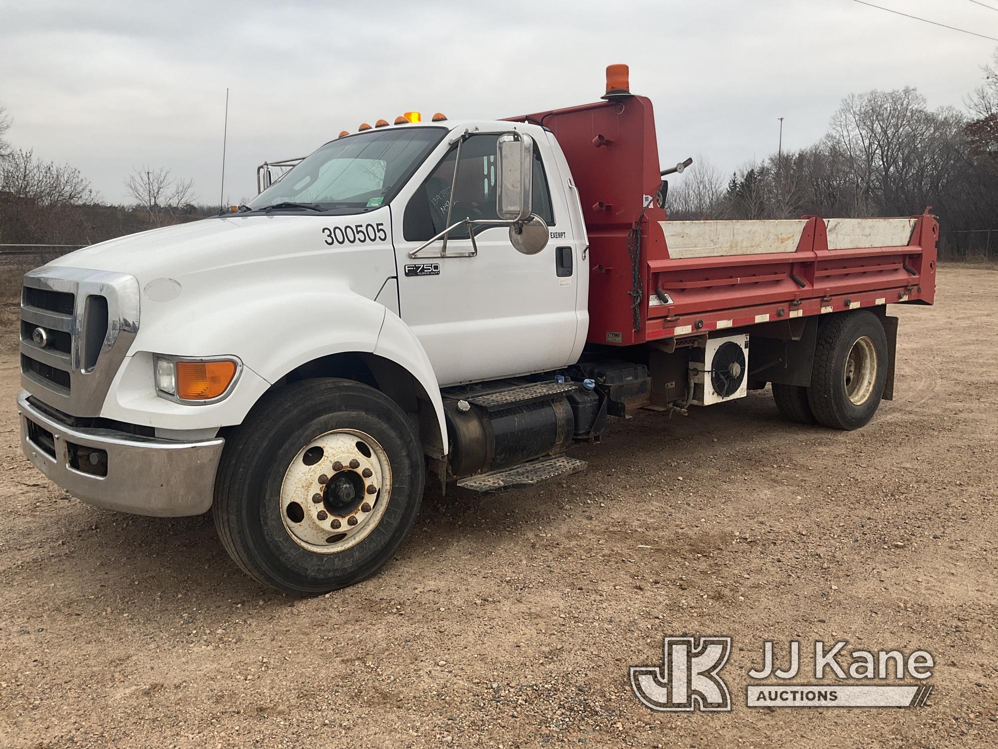 (Shakopee, MN) 2012 Ford F750 Dump Truck Runs & Moves