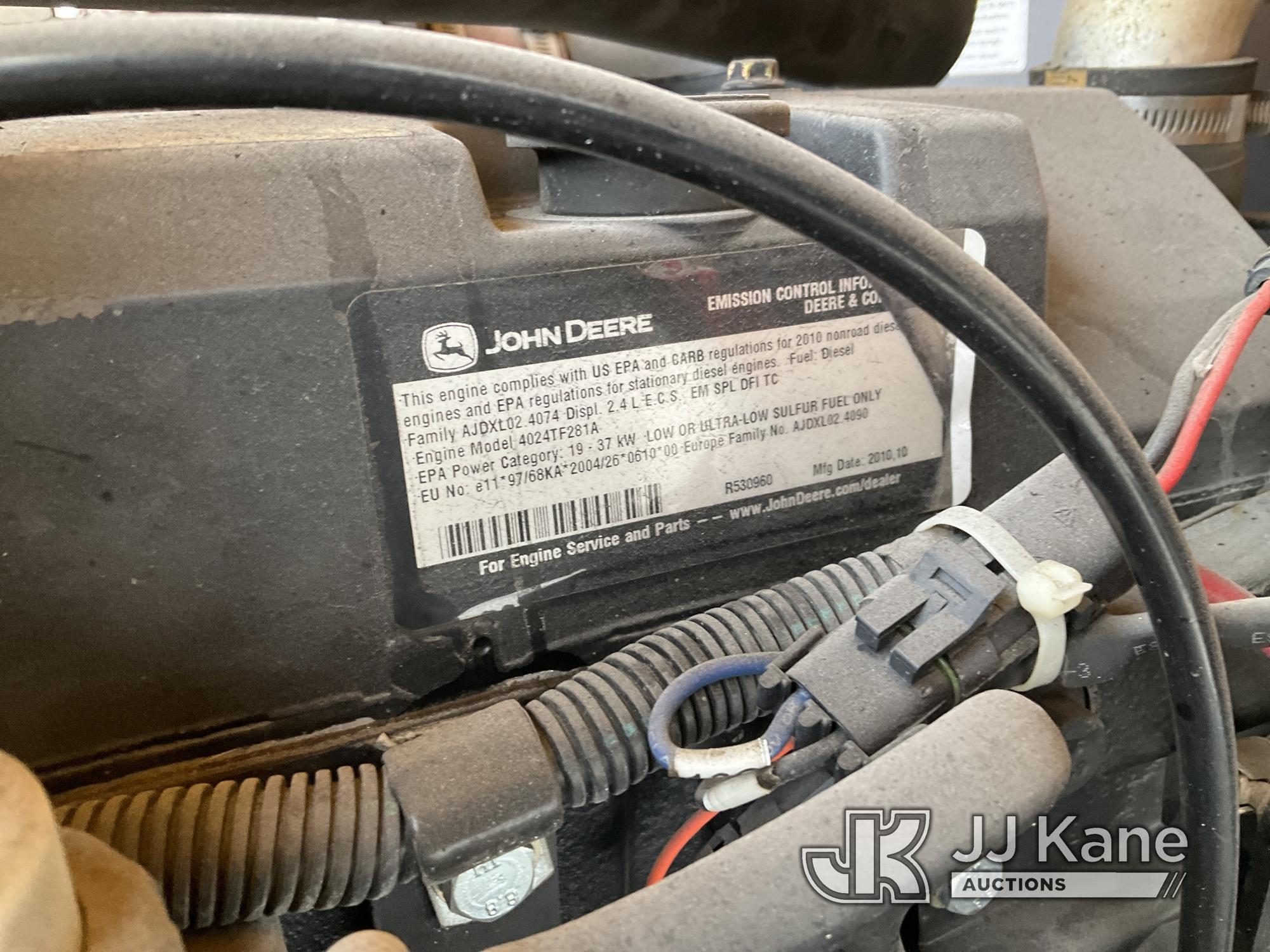 (Kansas City, MO) 2010 Atlas Copco XAS 185 Air Compressor Runs