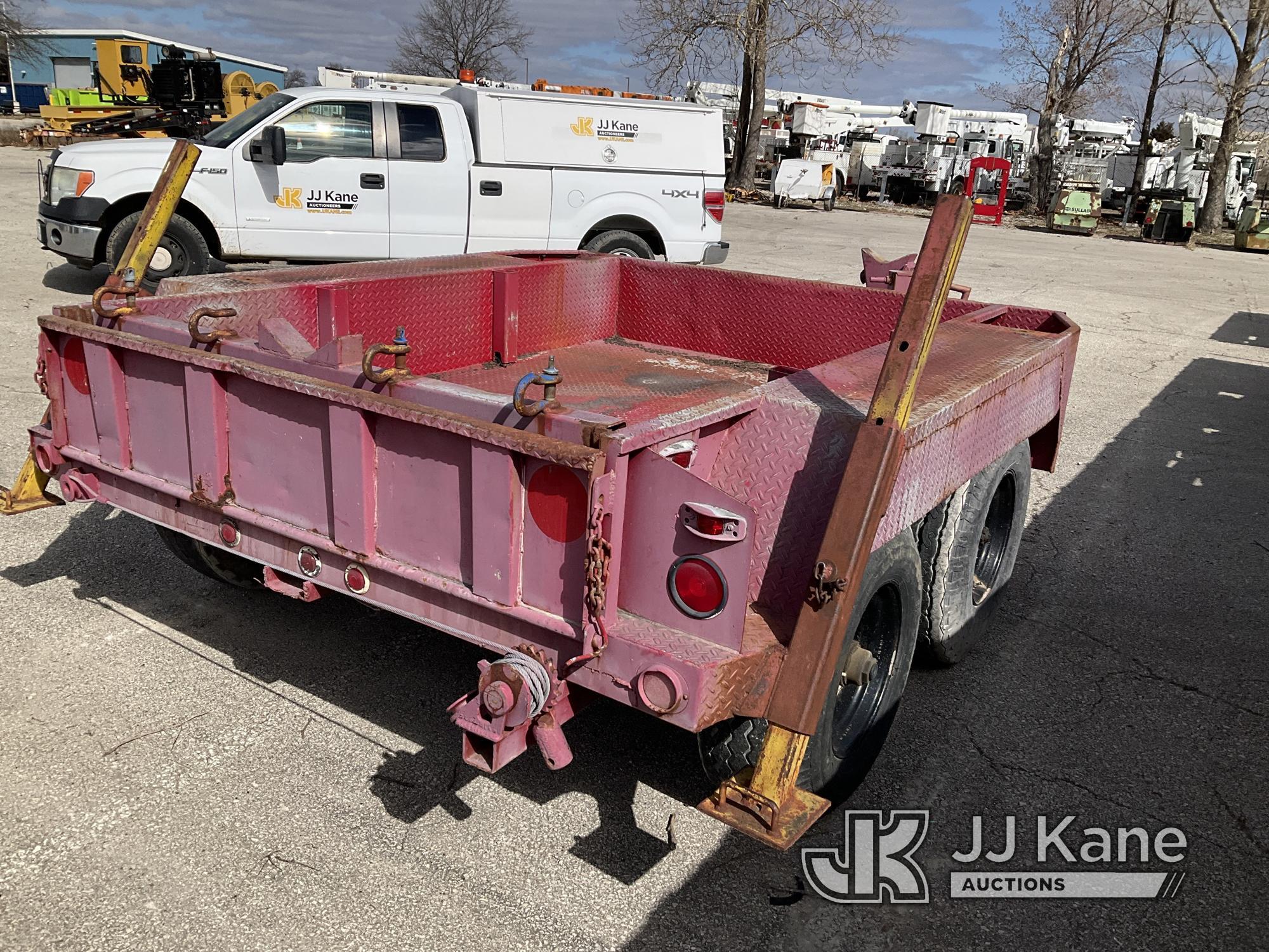 (Kansas City, MO) Unknown T/A Material/Pole Trailer No Title, No VIN, Scrap Trailer