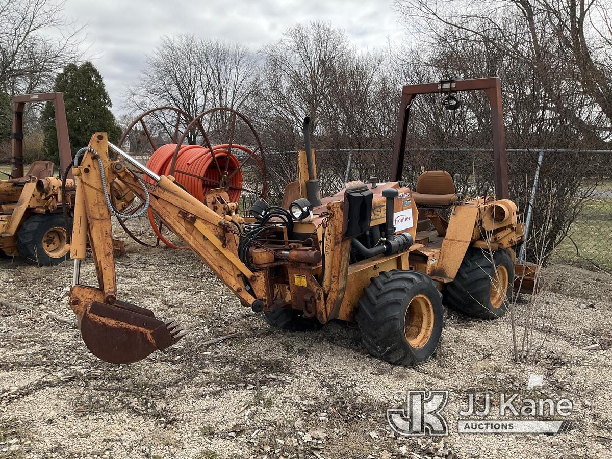 (Sun Prairie, WI) 1984 Case DH4 Rubber Tired Cable Plow No Crank, Does Not Start, Does Not Run, Does