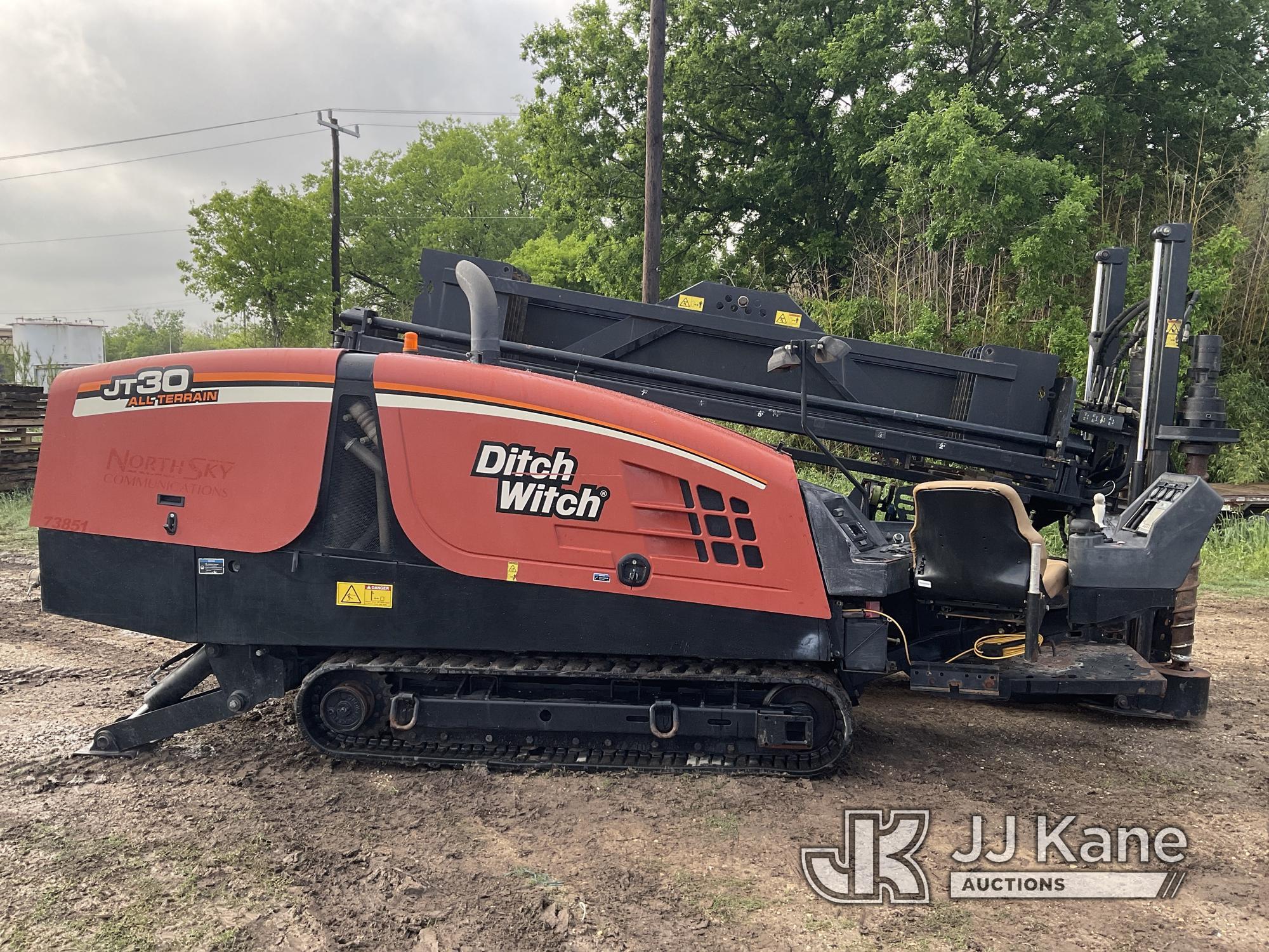 (San Antonio, TX) 2014 Ditch Witch JT30 All Terrain Directional Boring Machine Runs, Moves and Opera