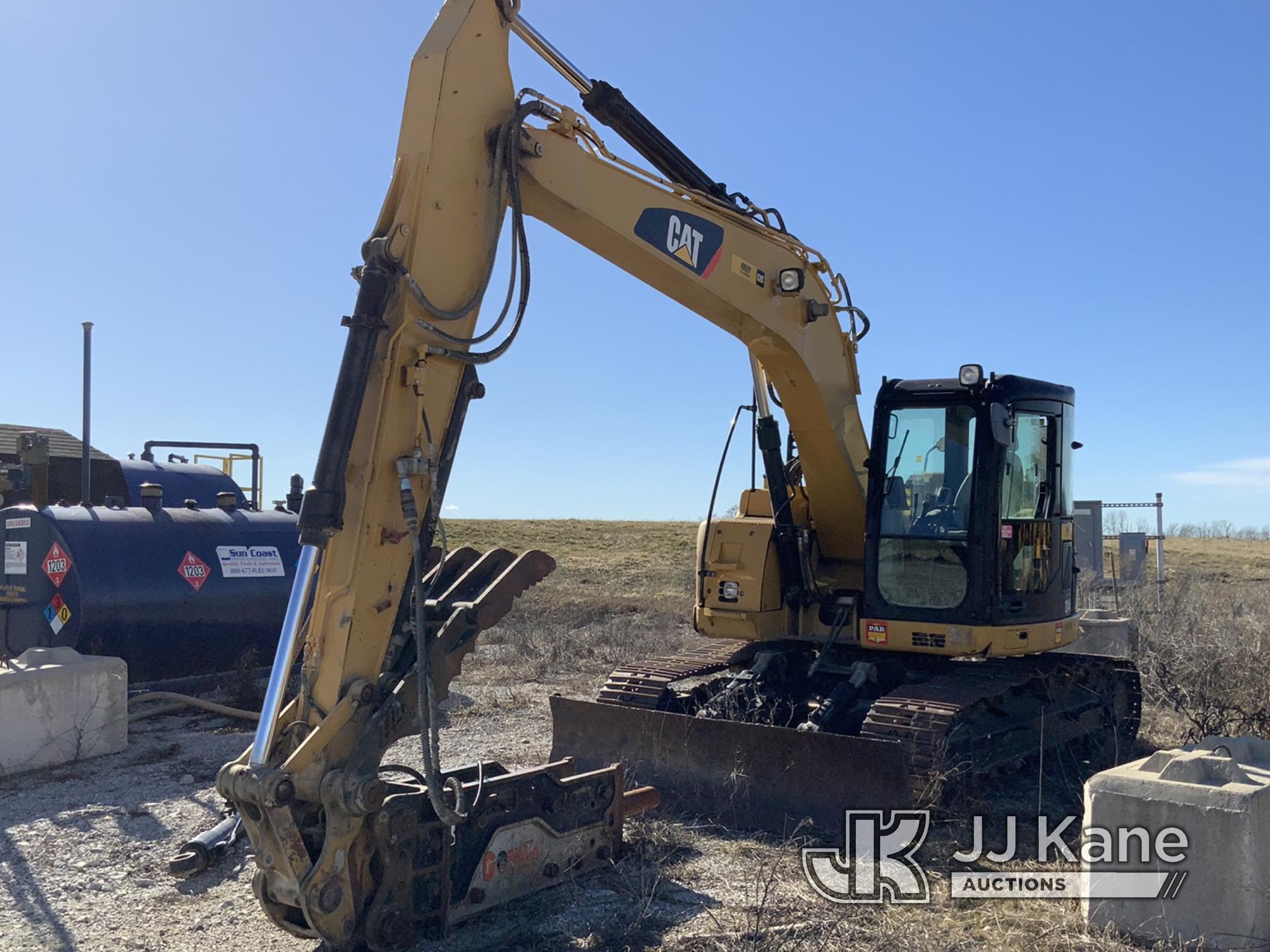 (Kansas City, MO) 2012 Caterpillar 314D LCR Hydraulic Excavator Runs & Operates) (Jump to Start, mis