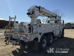 (Des Moines, IA) Altec DM45-BR, Digger Derrick rear mounted on 2014 Freightliner M2 106 T/A Utility