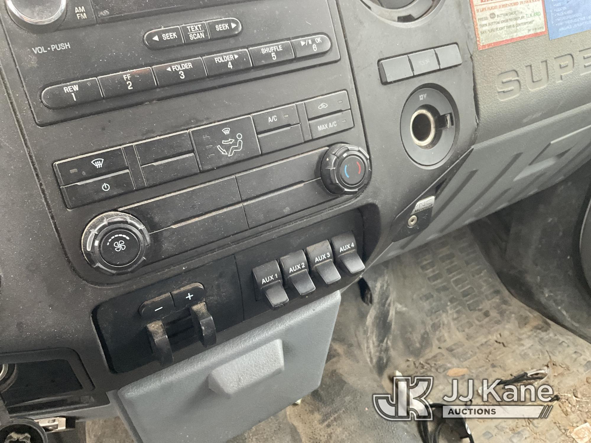 (Cypress, TX) 2014 Ford F350 Crew-Cab Service Truck Runs & Moves) (Jump To Start, Minor Body Damage