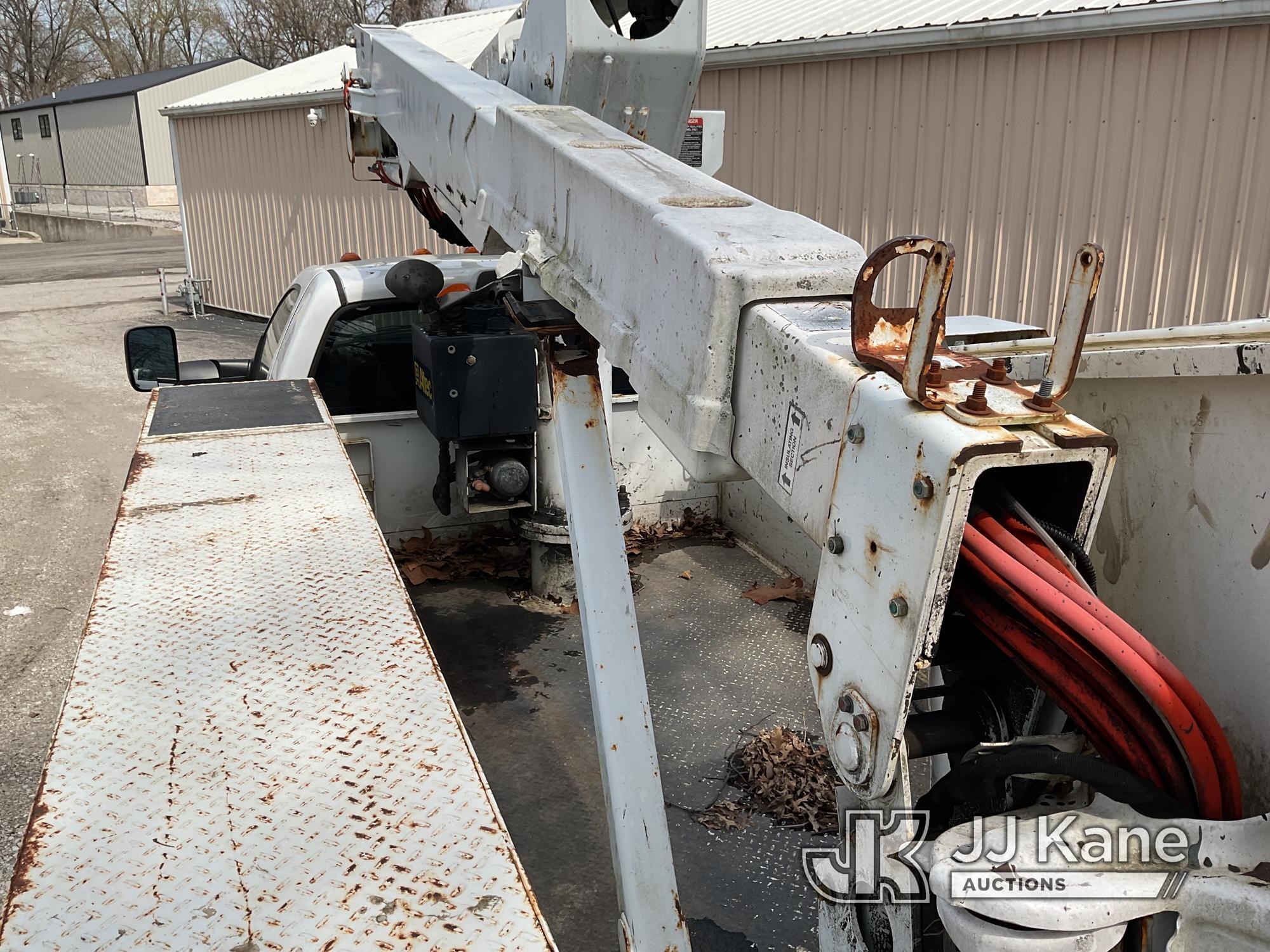 (Edwardsville, IL) Altec AT37G, Articulating & Telescopic Bucket Truck mounted behind cab on 2010 Do