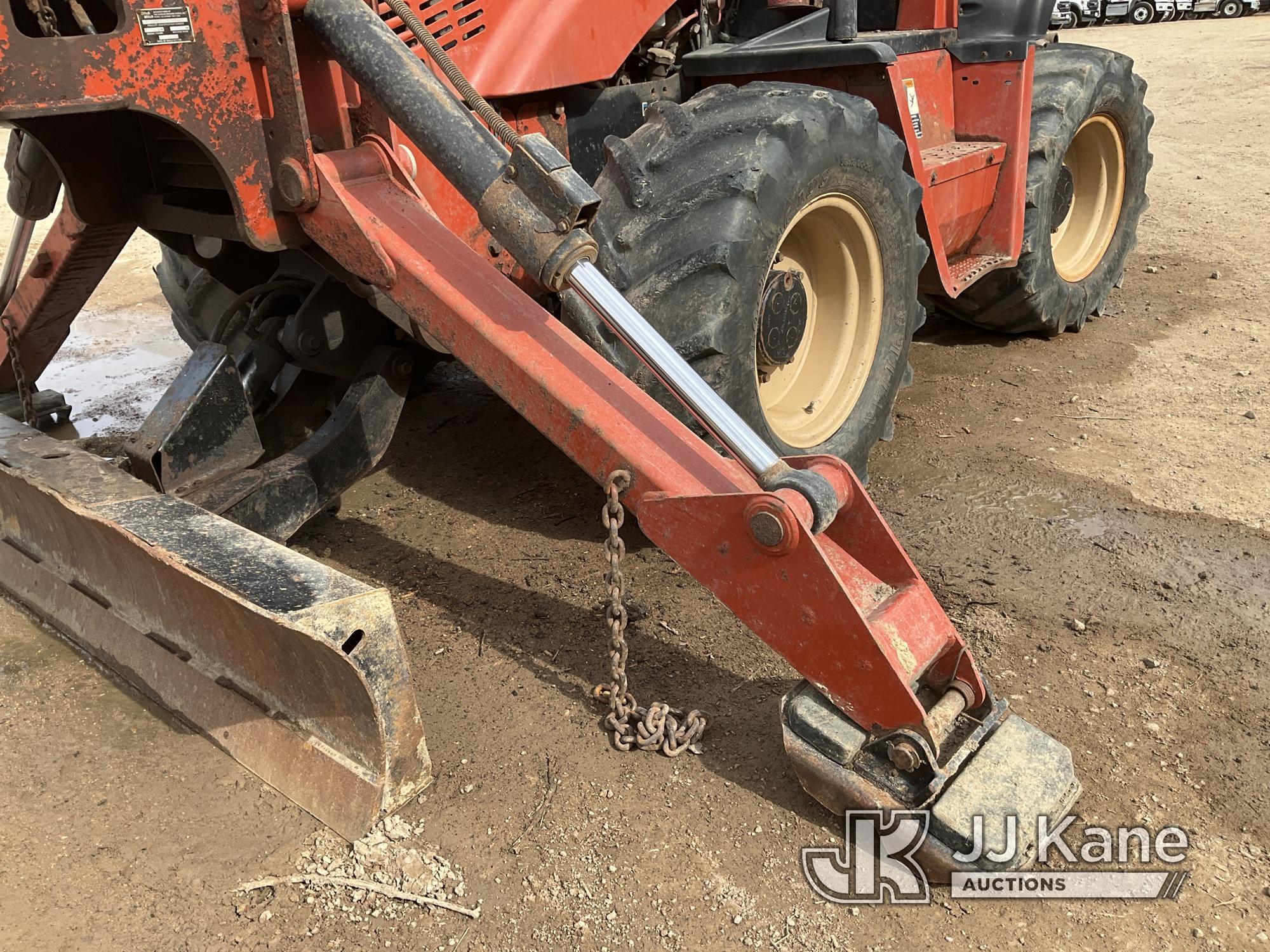 (Shakopee, MN) 2007 Ditch Witch RT95 Rubber Tired Trencher Runs & Operates