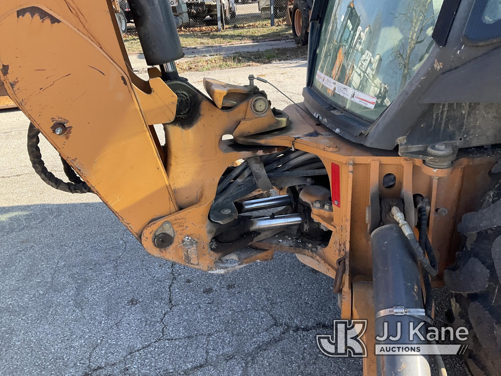 (Kansas City, MO) 2013 Case 580N 4x4 Tractor Loader Extendahoe Runs & Operates