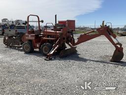 (Hawk Point, MO) 1986 Ditch Witch 5110DD Rubber Tired Trencher Runs & Operates.