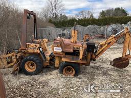 (Sun Prairie, WI) 1984 Case DH4 Rubber Tired Cable Plow No Crank, Does Not Start, Does Not Run, Does