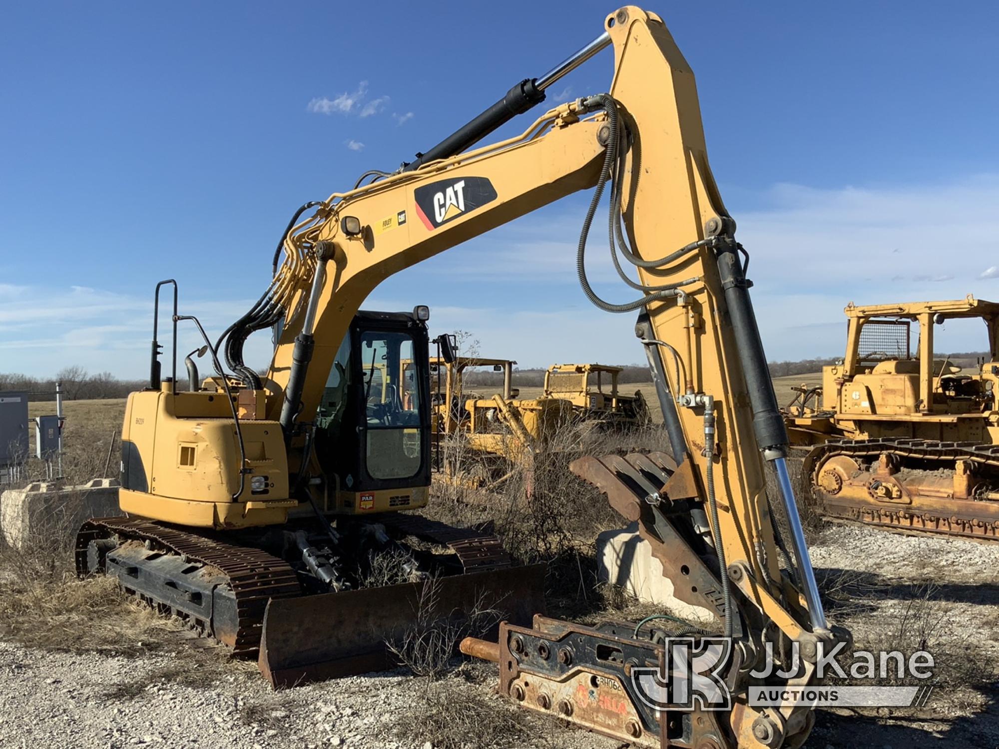 (Kansas City, MO) 2012 Caterpillar 314D LCR Hydraulic Excavator Runs & Operates) (Jump to Start, mis