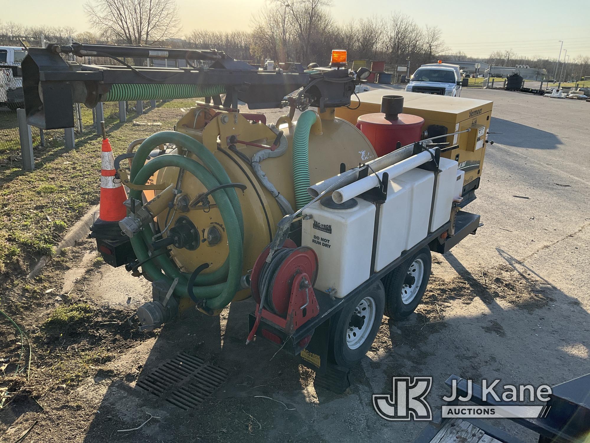 (Kansas City, MO) 2015 Vermeer Vac-Tron LP533SGT Vacuum Excavation Unit Runs & Operates