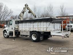 (Des Moines, IA) National N-50, Knuckleboom Crane mounted behind cab on 2004 International 4200 Stak