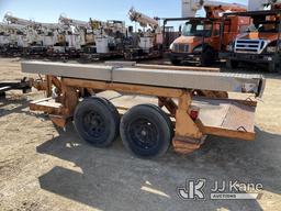 (South Beloit, IL) 1995 Homemade Tilt-Top Tagalong Equipment Trailer Power Tilt Gets Power Does Not