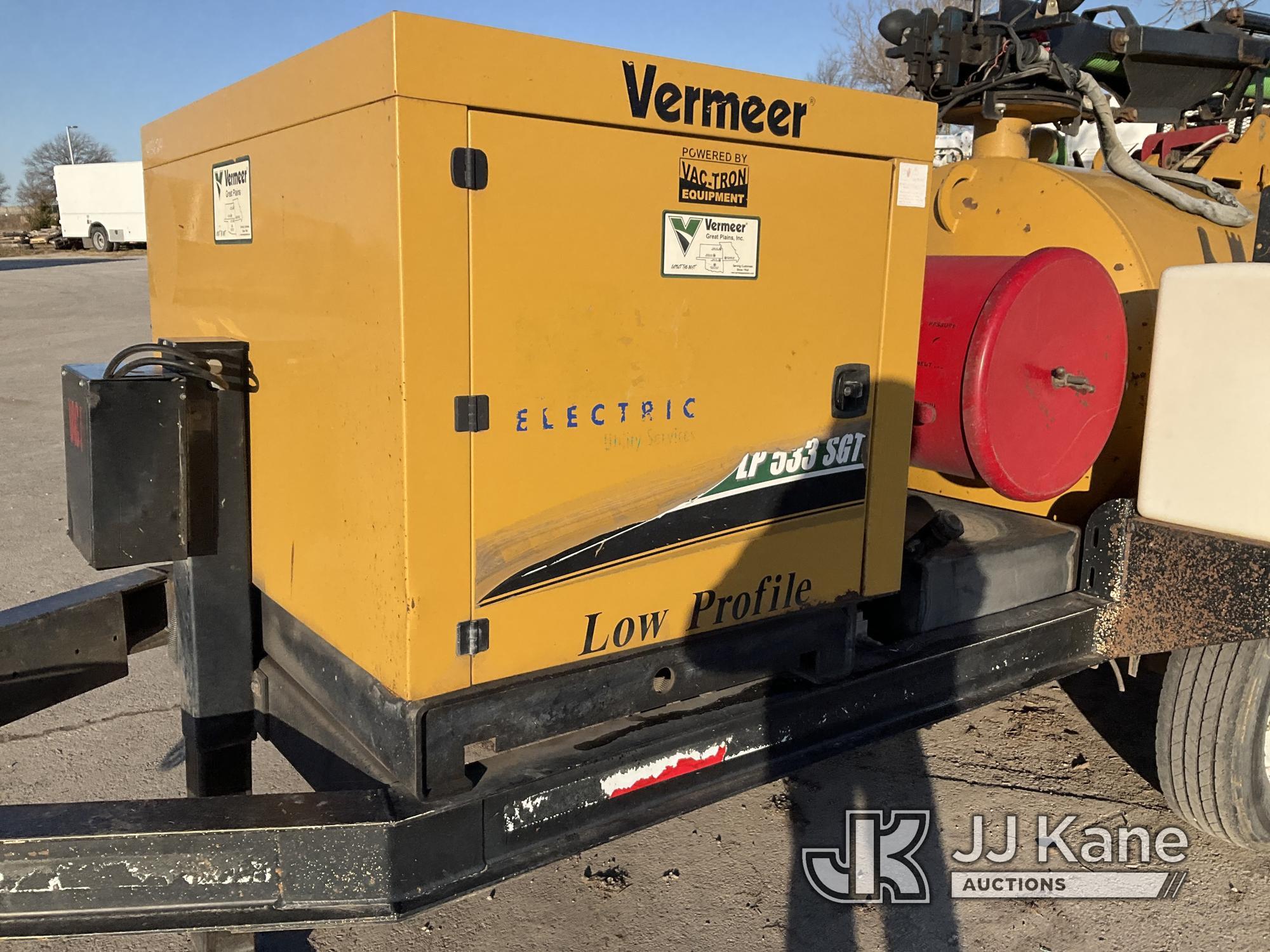 (Kansas City, MO) 2015 Vermeer Vac-Tron LP533SGT Vacuum Excavation Unit Runs & Operates