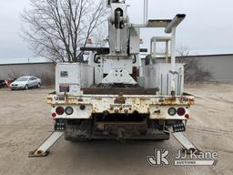 (Des Moines, IA) Altec AA55E, Material Handling Bucket Truck rear mounted on 2016 Freightliner M2 Ut