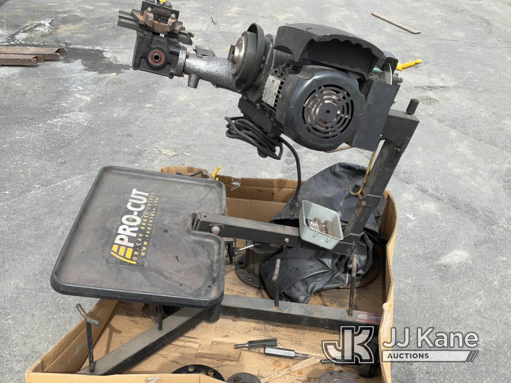 (Jurupa Valley, CA) 1 Pro-Cut On Car Brake Lathe (Used ) NOTE: This unit is being sold AS IS/WHERE I