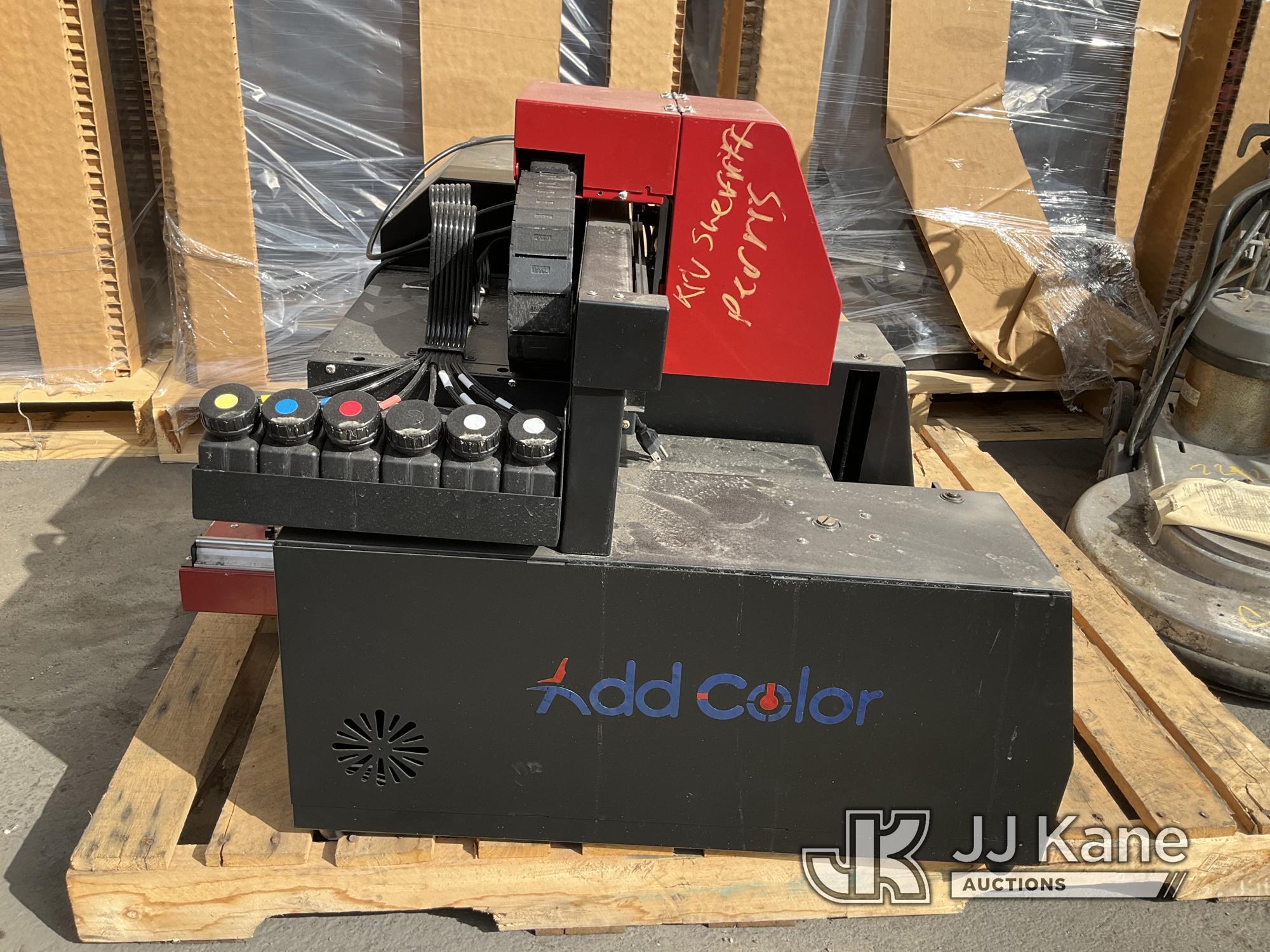 (Jurupa Valley, CA) Add Color 3D Printer (Used) NOTE: This unit is being sold AS IS/WHERE IS via Tim