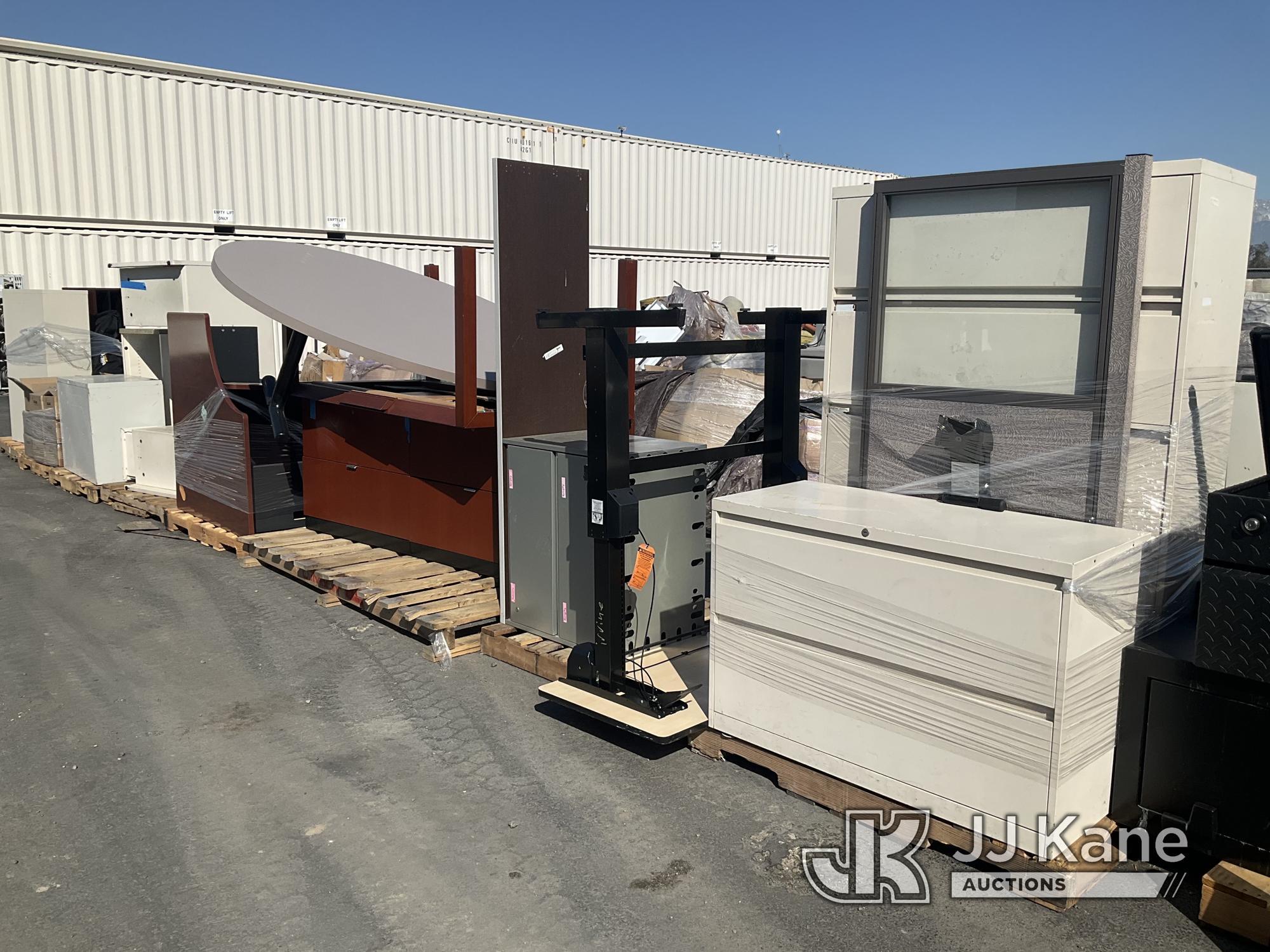 (Jurupa Valley, CA) 8 Pallets Of Office Equipment (Used) NOTE: This unit is being sold AS IS/WHERE I