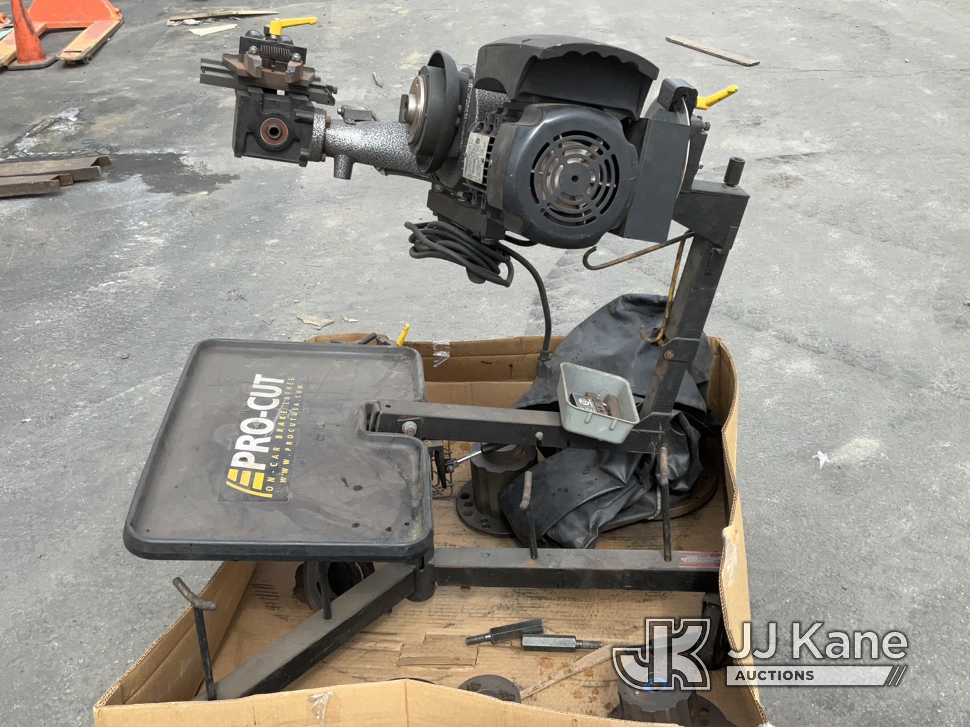 (Jurupa Valley, CA) 1 Pro-Cut On Car Brake Lathe (Used ) NOTE: This unit is being sold AS IS/WHERE I