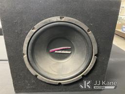 (Jurupa Valley, CA) Subwoofer & Amp (Used) NOTE: This unit is being sold AS IS/WHERE IS via Timed Au