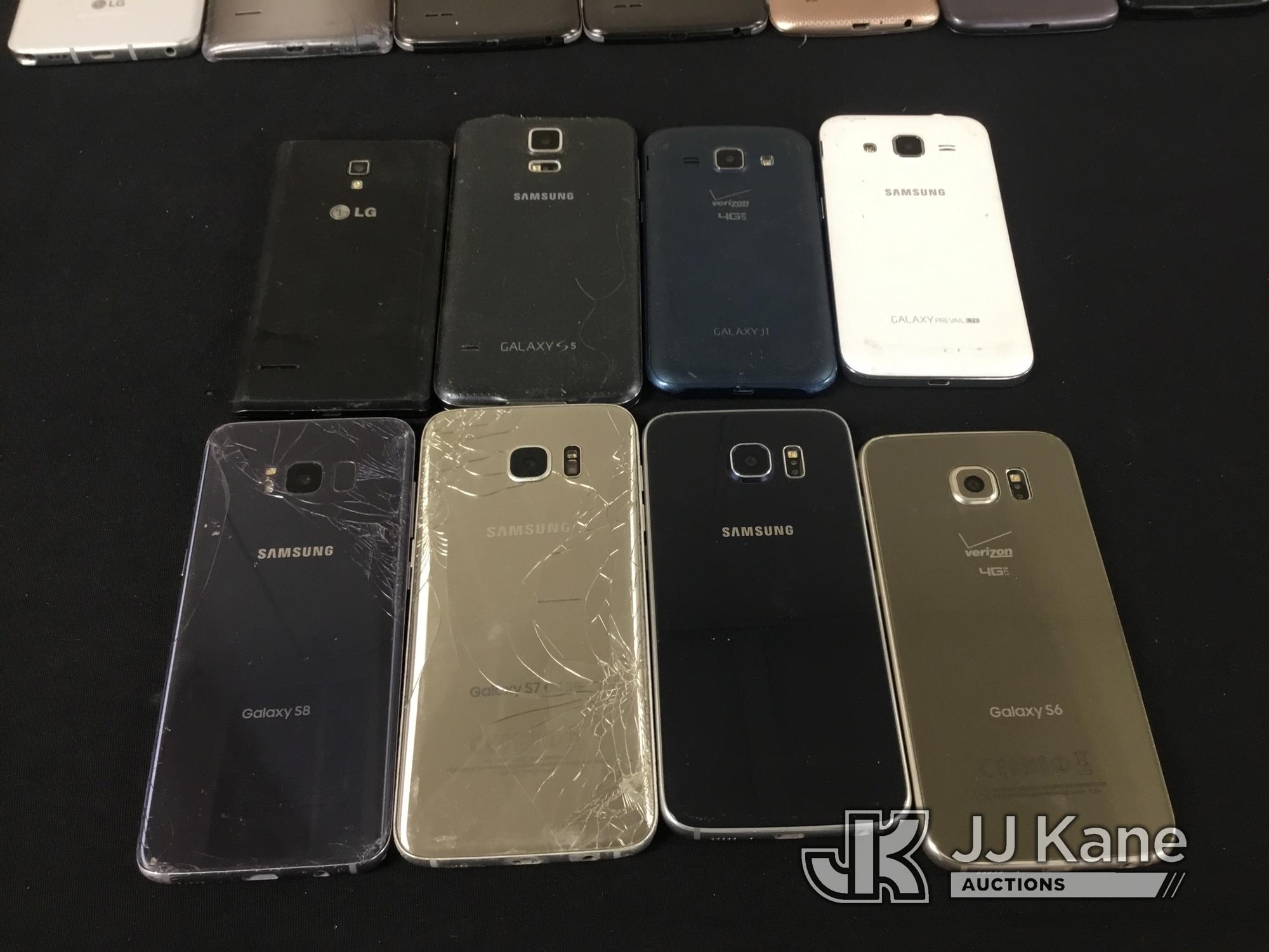 (Jurupa Valley, CA) 24 android Cell Phones Used