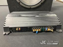 (Jurupa Valley, CA) Subwoofer & Amp (Used) NOTE: This unit is being sold AS IS/WHERE IS via Timed Au